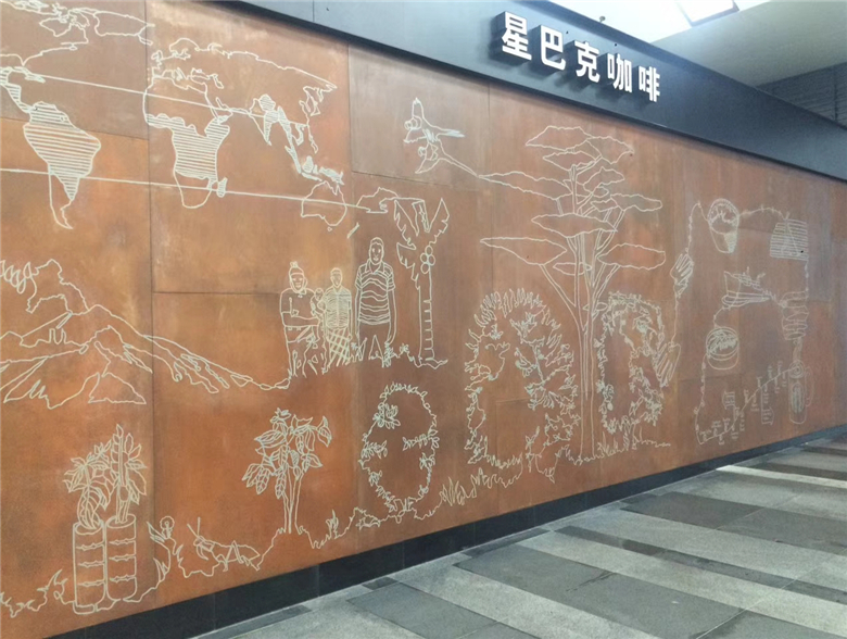 衡南耐候钢幕墙